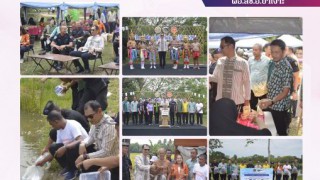 ร่วมพิธีเปิดกิจกรรมส่งเสริมการเรียนรู้ที่นักท่องเที่ยวลงมือปฏิบัติ
