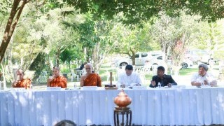 เข้าร่วมระชุมปรึกษาหารือ เพื่อเตรียมความพร้อมการจัดพิธีตามโครงการการจัดกิจกรรมส่งเสริมพระพุทธศาสนา