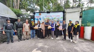ลงพื้นที่ตรวจเยี่ยมและให้กำลังใจแก่เจ้าหน้าที่ผู้ปฏิบัติงานประจำจุดตรวจความปลอดภัยทางถนน ในช่วงเทศกาลปีใหม่ พ.ศ. 2569