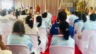 กิจกรรมส่งเสริมพระพุทธศาสนา เนื่องในเทศกาล วันอาสาฬหบูชาและวันเข้าพรรษา ประจำปี 2569 ณ วัดน้ำขาวยะกา หมู่ที่ 3 ตำบลกายูคละ อำเภอแว้ง จังหวัดนราธิวาส โดยมี นายดุสิต คงสุข นายอำเภอแว้ง เป็นประธานในพิธี
