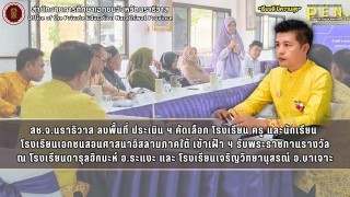 สช.จ.นราธิวาส ลงพื้นที่ ประเมิน ฯ คัดเลือก โรงเรียน ครู และนักเรียน  โรงเรียนเอกชนสอนศาสนาอิสลามภาคใต้ เข้าเฝ้า ฯ รับพระราชทานรางวัล ณ โรงเรียนดารุลฮิกมะห์ อ.ระแงะ และ โรงเรียนเจริญวิทยานุสรณ์ อ.บาเจาะ