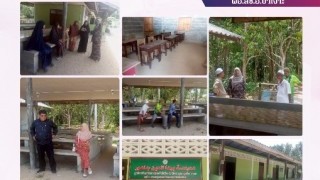 ร่วมลงพื้นที่เยี่ยมเยียนและตรวจสอบความพร้อมการขอจัดตั้งศูนย์ฯ(ตาดีกา)