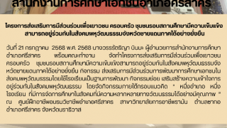 โครงการส่งเสริมการมีส่วนร่วมเพื่อเยาวชน ครอบครัว ชุมชนรอบสถานศึกษามีความเข้มเเข็ง  สามารถอยู่ร่วมกันในสังคมพหุวัฒนธรรมจังหวัดชายเเดนภาคใต้อย่างยั่งยืน