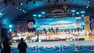 วัลชนะเลิศ ประเภททีมชาย และรางวัลชมเชย ประะเภททีมหญิง ในการประกวดศิลปวัฒนธรรมร้องเพลงอนาซีด ในงานกาชาด และงานประจำปีนราธิวาส ประจำปี ๒๕๖๘