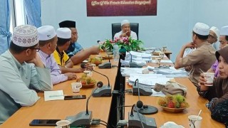 ประชุมคณะกรรมการชมรมศูนย์การศึกษาอิสลามประจำมัสยิด(ตาดีกา) ประจำตำบลของอำเภอสุไหงปาดี
