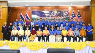  ร่วมต้อนรับนายอำเภอตาเนาะแมเราะและคณะจากประเทศมาเลเซีย ในโอกาสเดินทางร่วมกิจกรรมโครงการสร้างความสัมพันธ์ระหว่างประชาชนกับประชาชนในพื้นที่ชายแดน (People to People connectivity)