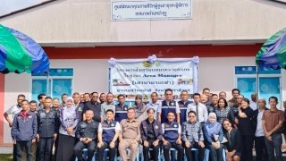 ร่วมโครงการสร้างการมีส่วนร่วมระหว่างพี่น้องประชาชนกับราชการ (กิจกรรมเสวนายามเช้า ” ปาดี มีสุข ” )