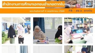 ลงตรวจการขอโอนและรับโอนใบอนุญาตให้จัดตั้งโรงเรียนในระบบ ณ โรงเรียนมุสลิมตากใบ