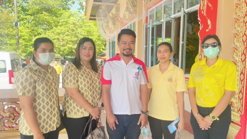 สช.อ.เมืองนราธิวาส ร่วมพิธีเจริญพระพุทธมนต์ถวายพระพรชัยมงคล แด่พระบาทสมเด็จพระเจ้าอยู่หัว และพระบรมวงศานุวงศ์ ณ วัดบางปอ ต.บางปอ อ.เมืองนราธิวาส จ.นราธิวาส