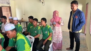 สช.อ.เมืองนราธิวาส  ร่วมกิจกรรมสนับสนุนการฝึกอาชีพในโรงเรียนของโรงเรียนนิรันดรวิทยา