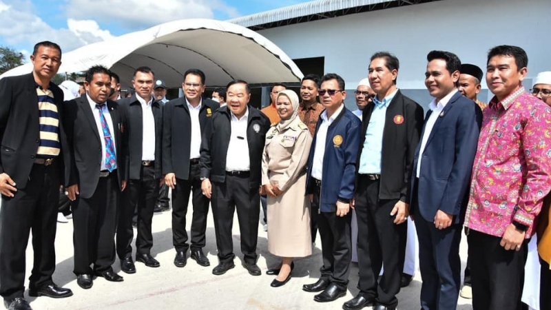 รองผอ.สช.จังหวัดนราธิวาส  ร่วมต้อนรับพลเอก ประวิตร วงษ์สุวรรณ รองนายกรัฐมนตรี