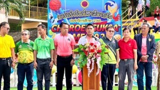 ประธานในพิธีเปิดกิจกรรมการแข่งขันกีฬาสีภายใน ประจำปีการศึกษา 2568 ณ มูลนิธิโรงเรียนเจริญศึกษา อำเภอระแงะ จังหวัดนราธิวาส