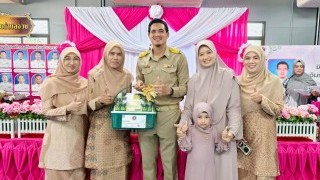 ร่วมงานแสดงความยินดีเนื่องในโอกาสรับตำแหน่งนายกองค์การบริหารส่วนตำบลจวบ