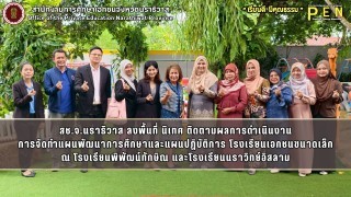 สช.จ.นราธิวาส ลงพื้นที่ นิเทศ ติดตามผลการดำเนินงาน การจัดทำแผนพัฒนาการศึกษาและแผนปฏิบัติการ โรงเรียนเอกชนขนาดเล็ก