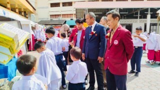 ผอ.สช.อ.เมืองนราธิวาส ป็นประธานพิธีเปิดกิจกรรมวิชาการ ส.ว.(S.W. The World of Learning) ประจำปีการศึกษา 2568