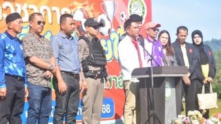 ประธานในพิธีเปิดงานกีฬาสีของโรงเรียนดารุลรอห์มาฮ์ ประจำปีการศึกษา 2568 