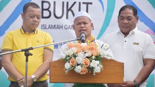 ประธานพิธีเปิดกิจกรรมกีฬาสี ภายในโรงเรียน Bukit islamiah Games 2024